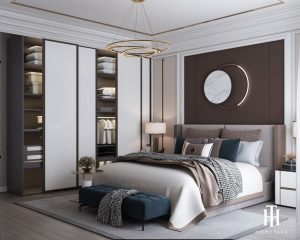 thiết kế nội thất phòng ngủ 11m2
