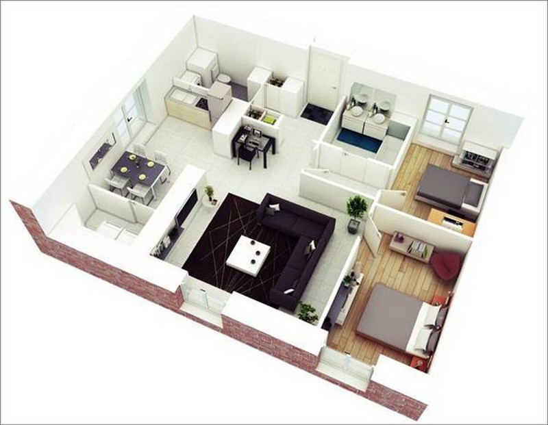 thiết kế nội thất chung cư 60m