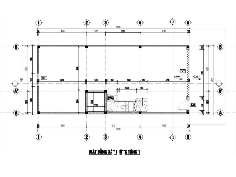 nhà phố 5 tầng