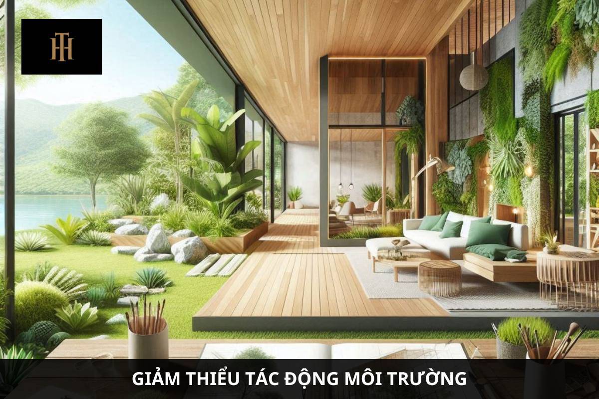 giam thieu tac dong moi truong xay dung biet thu xanh bao ve tuong lai