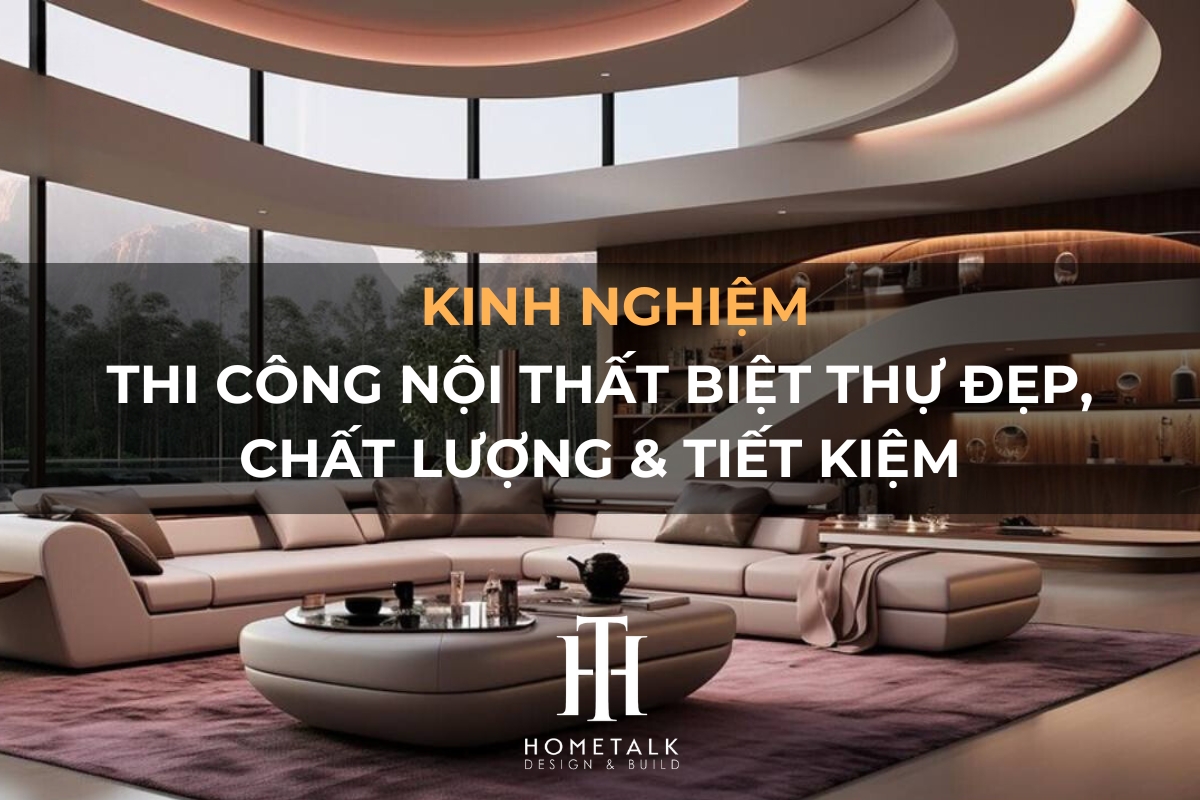 kinh nghiem thi cong noi that biet thu dep chat luong tiet kiem