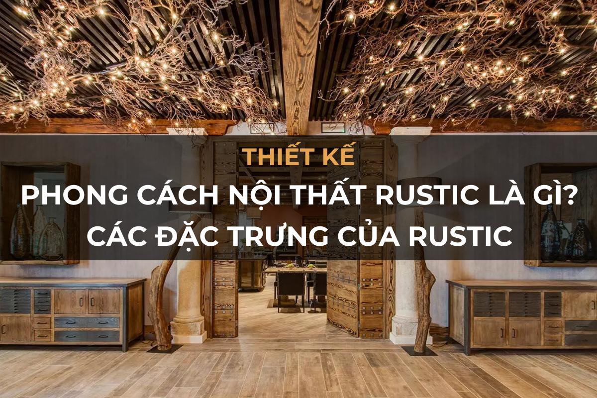 phong cach noi that rustic la gi cac dac trung cua rustic