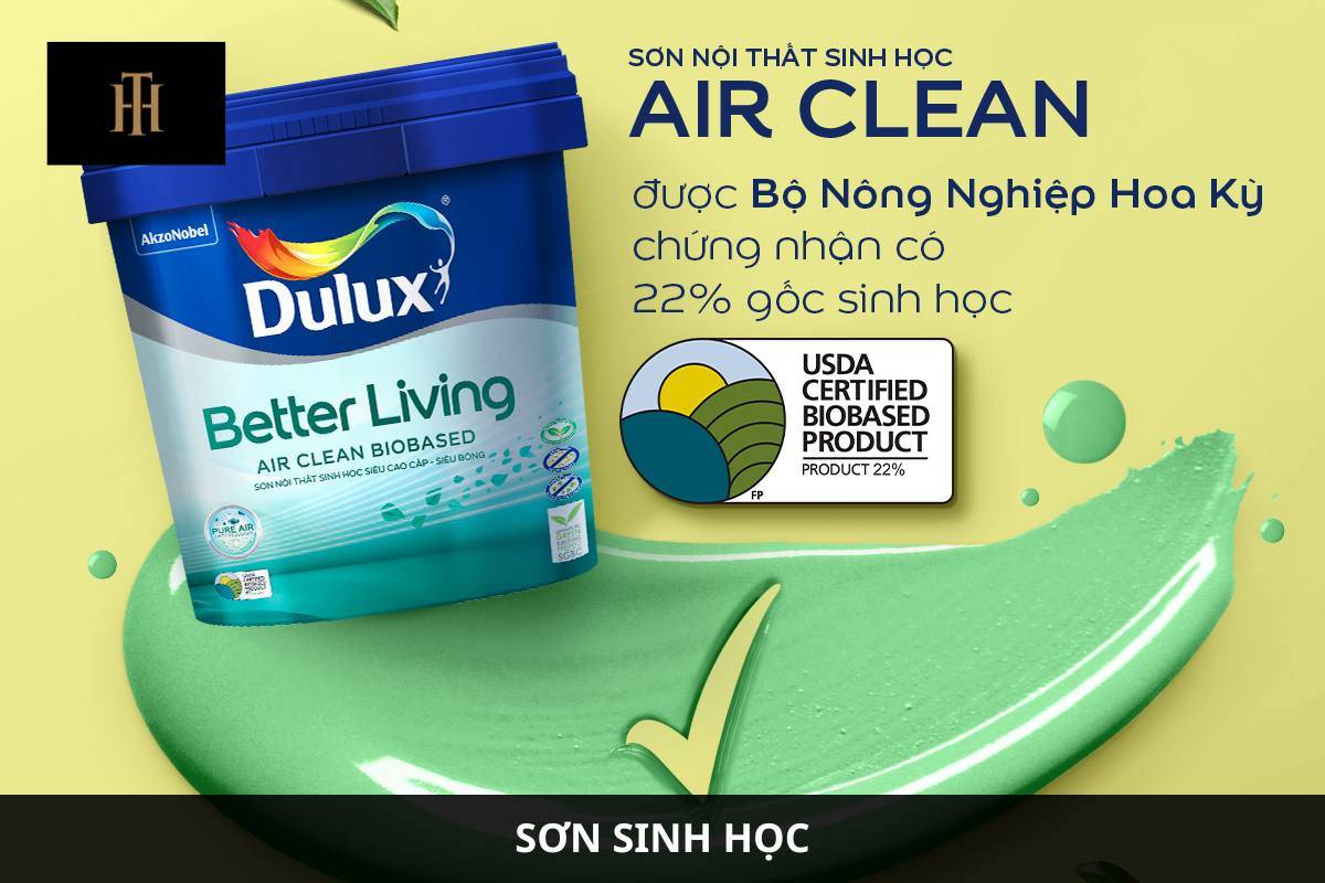 son noi that sinh hoc air clean dulux