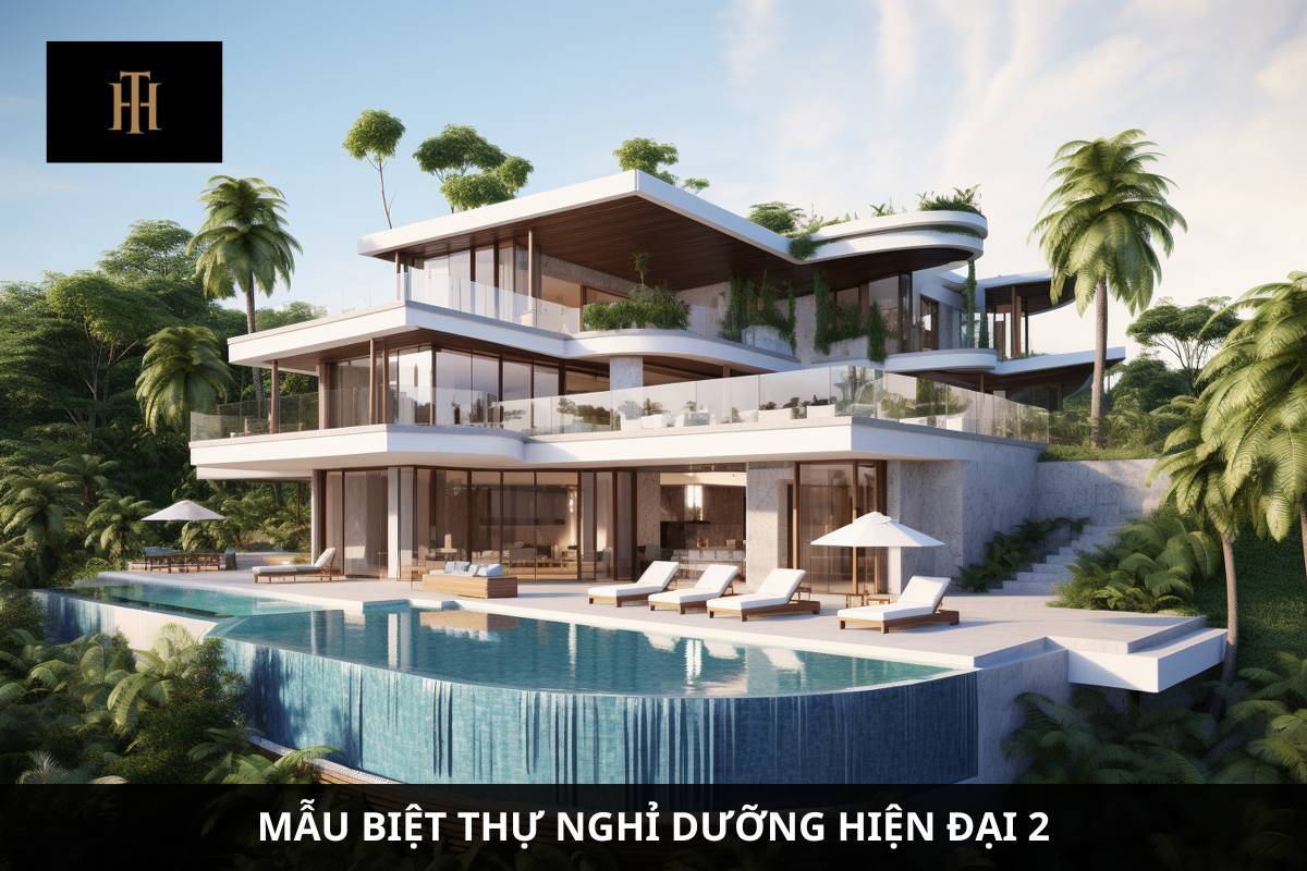 thiet ke biet thu nghi duong hien dai toi uu cong nang mang den su tien nghi