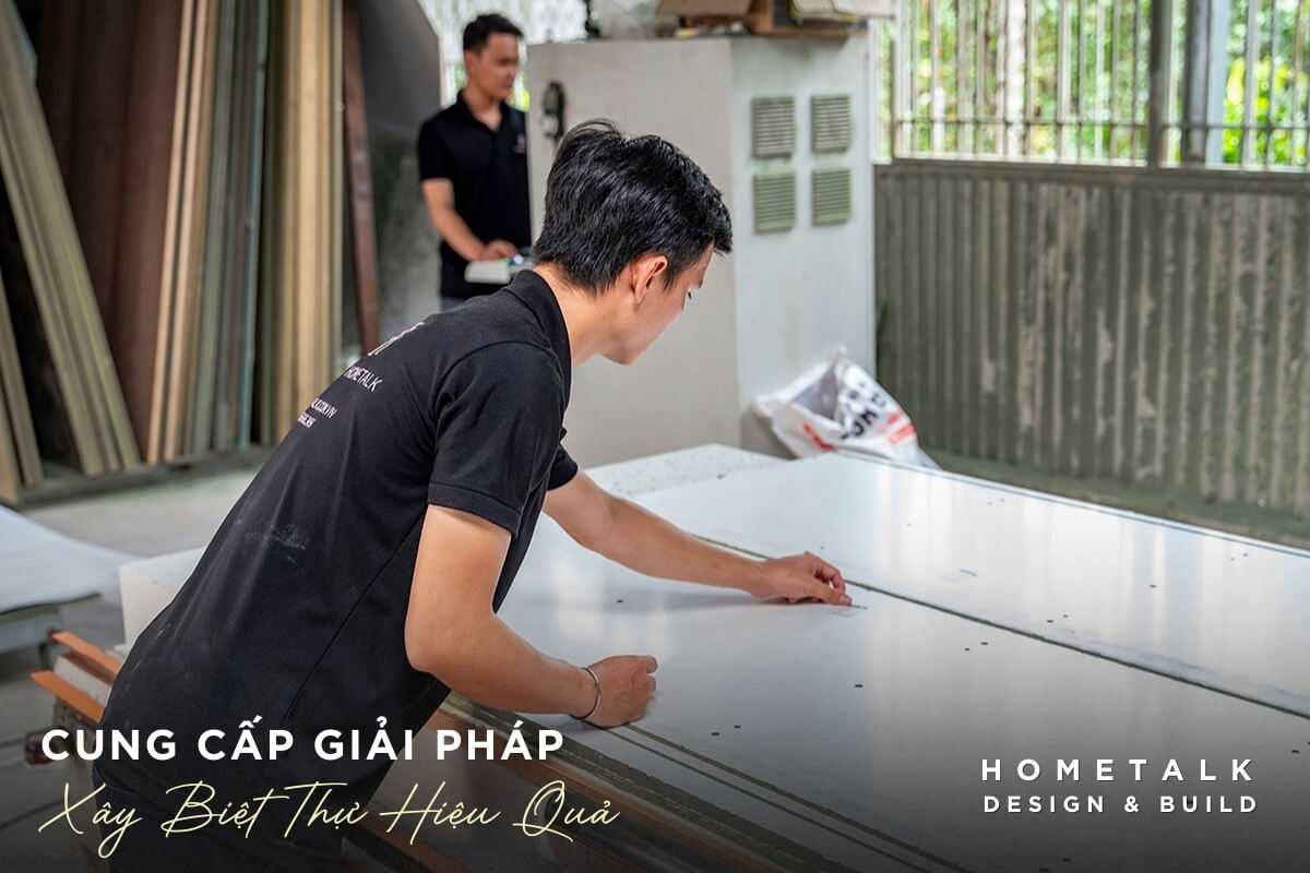 den voi hometalk de duoc cung cap giai phap thiet ke thi cong nha biet thu hieu qua tiet kiem