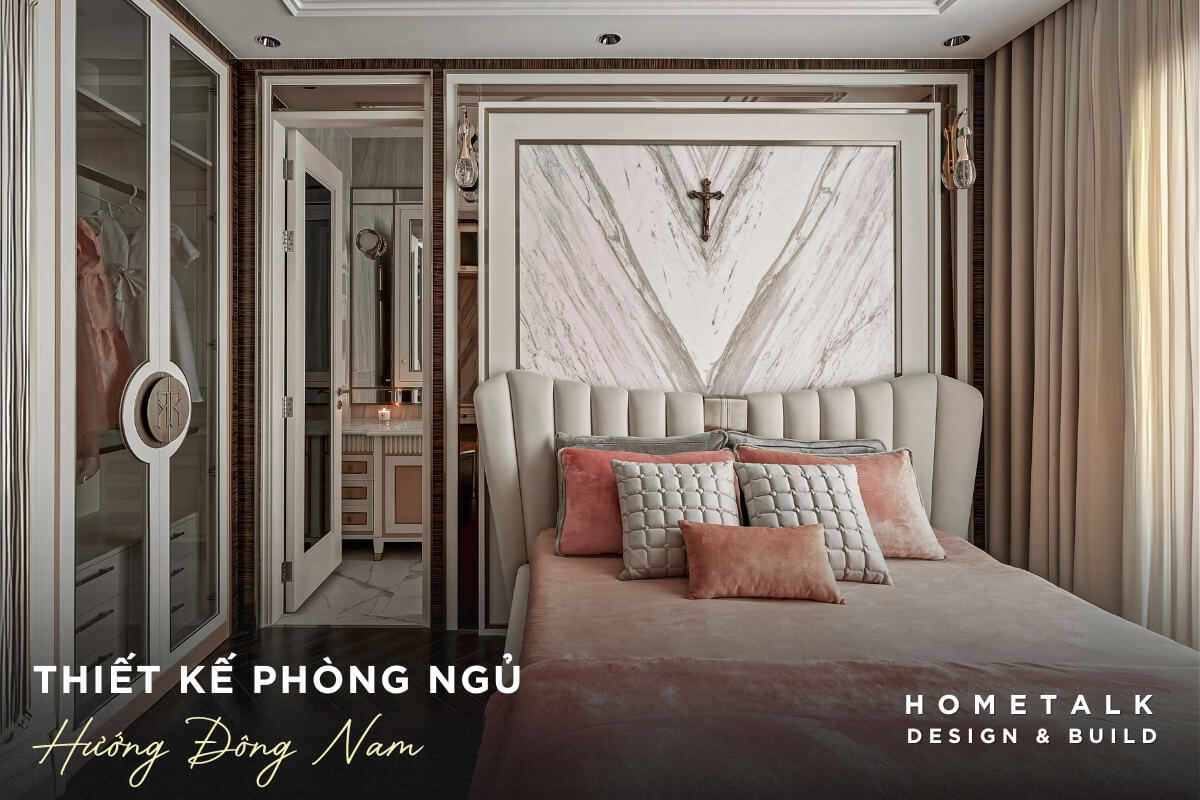 phong ngu cho nguoi menh hoa xay dung theo huong dong nam