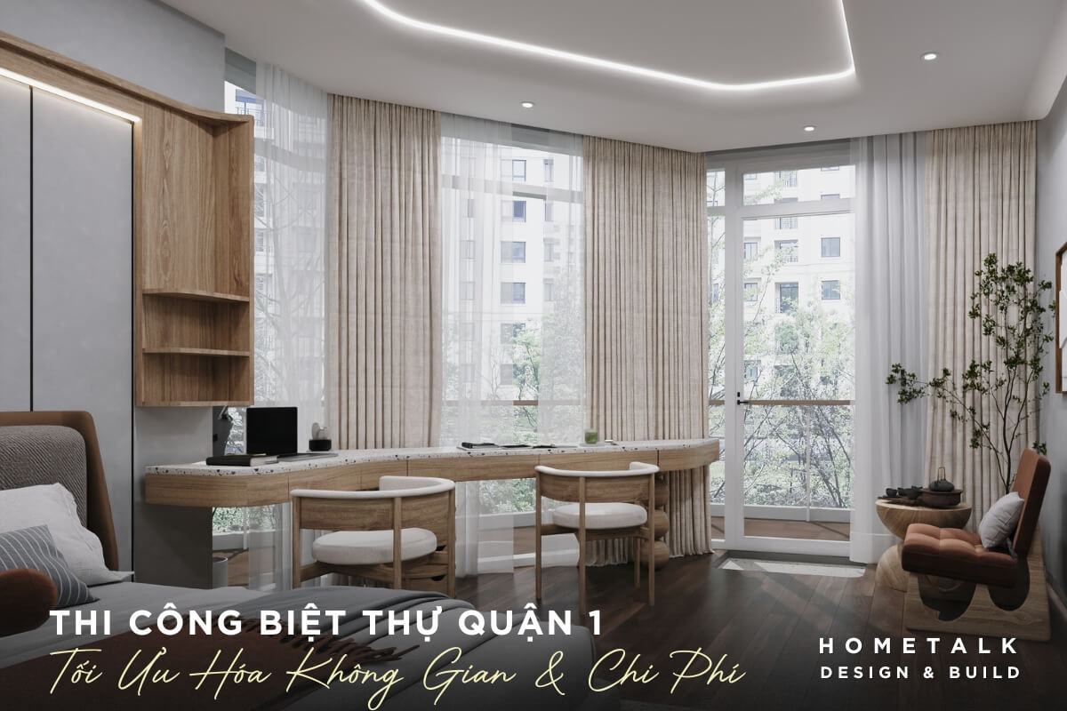 thiet ke thong minh cho biet thu quan 1 – toi da hoa khong gian song du dien tich dat han che