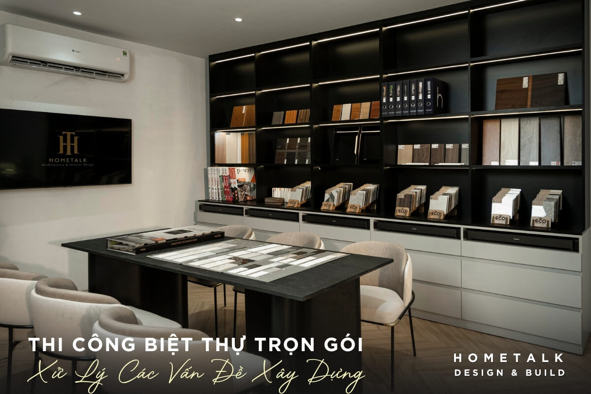 showroom thiet ke va tu van khach hang chuyen nghiep cua cong ty hometalk