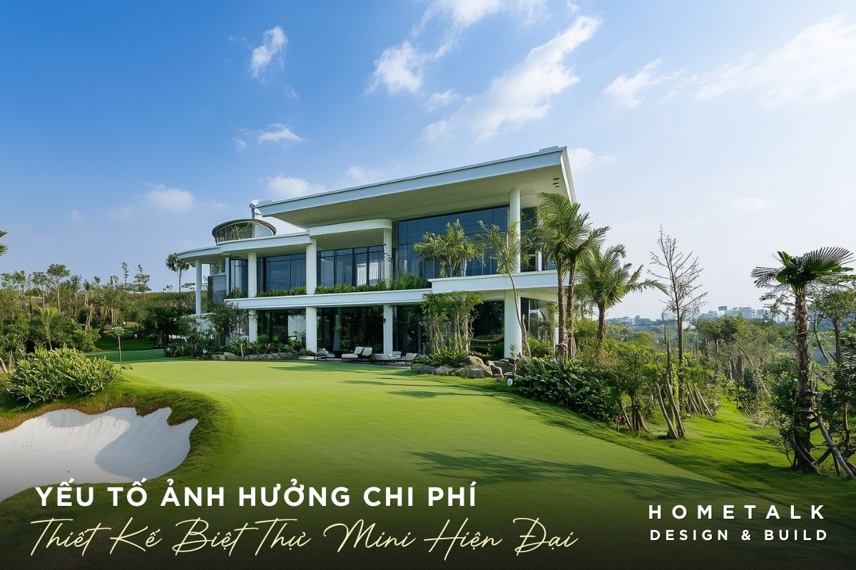 cac yeu to anh huong den chi phi thiet ke thi cong biet thu mini hien dai