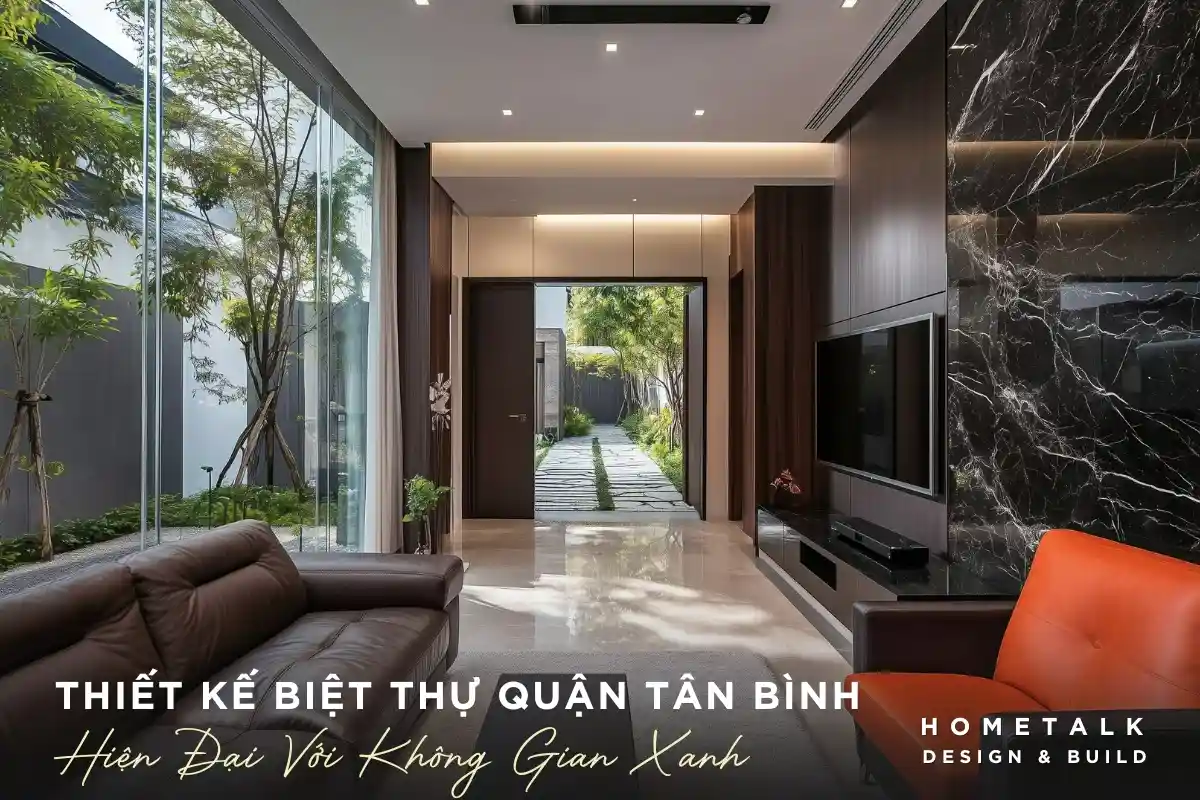 biet thu tai tan binh duoc bao quanh boi khong gian song trong lanh va gan gui voi thien nhien