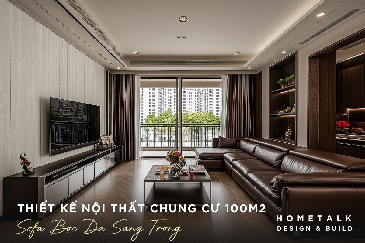 sofa boc da mau nau tao su cao cap sang trong cho chung cu 100m2 3 phong ngu