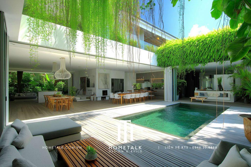 Tổng Hợp Mẫu Thiết Kế Biệt Thự Đẹp Và Đẳng Cấp 380 thiet ke biet thu san vuon nghi duong tropical 48