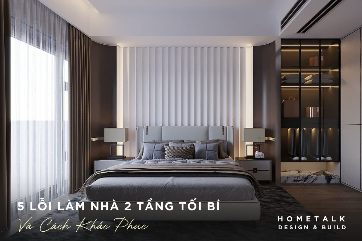 Mẫu nhà phố 2 tầng 11 5 loi lay sang nho co the khien nha pho 2 tang toi va bi sau khi o cung cach khac phuc