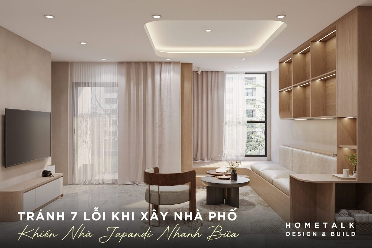 Mẫu nhà phố Japandi đẹp 10 tranh cac loi pho bien de giu nha japandi luon gon