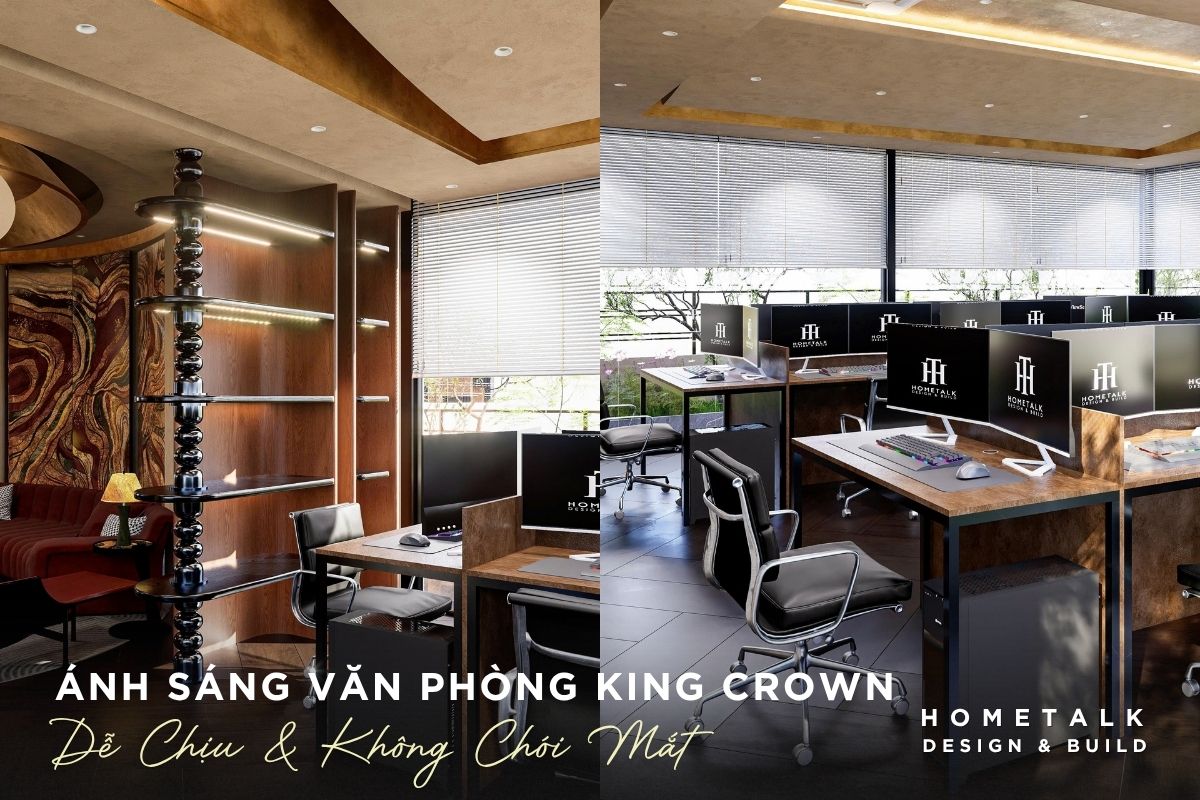 anh sang de chiu khong gay choi mat doi voi nhan su lam viec trong van phong