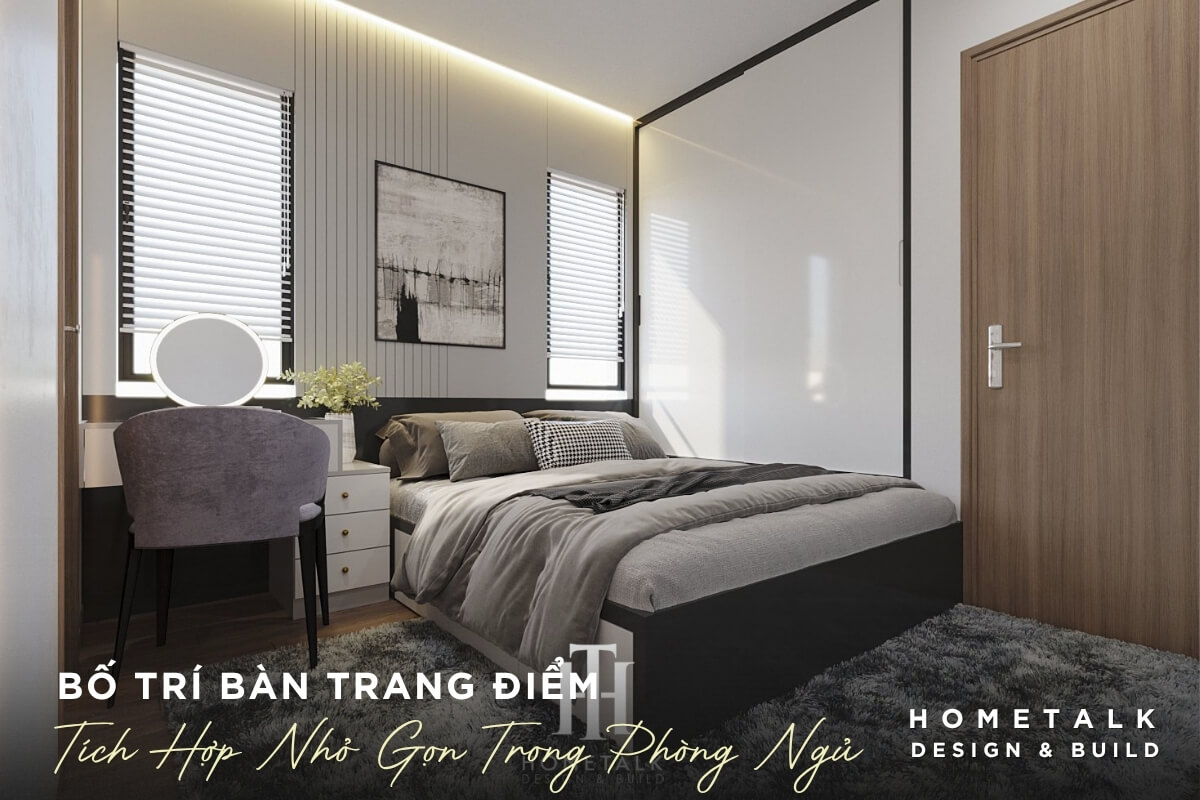 Bàn trang điểm được tích hợp với tủ quần áo vô cùng tiện dụng Ban trang diem duoc tich hop voi tu quan ao vo cung tien dung