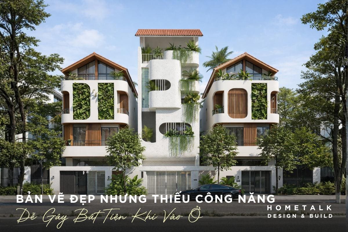 Mẫu nhà phố 4 tầng xu hướng hiện đại, không gian thoáng đãng và tiện nghi 38 ban ve nhin dep nhung thieu cong nang thuc te thuong gay bat tien khi su dung
