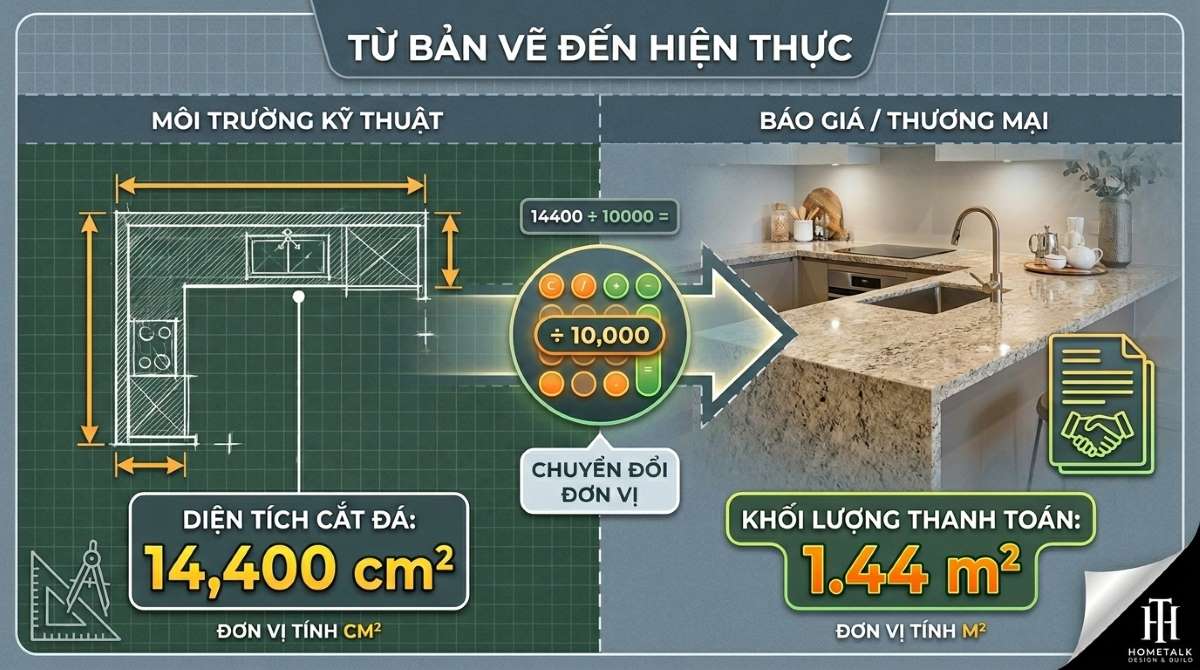 1m2 Bằng Bao Nhiêu cm2? Bảng Đổi & Công Cụ Tính Nhanh 12 Huong dan quy doi chi tiet vat lieu tu cm2 tren ban ve sang m2 de tinh bao gia noi that