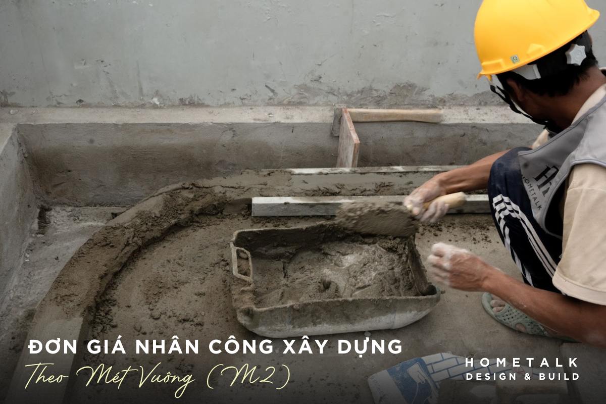 bang gia nhan cong tinh theo m2 dien tich thi cong