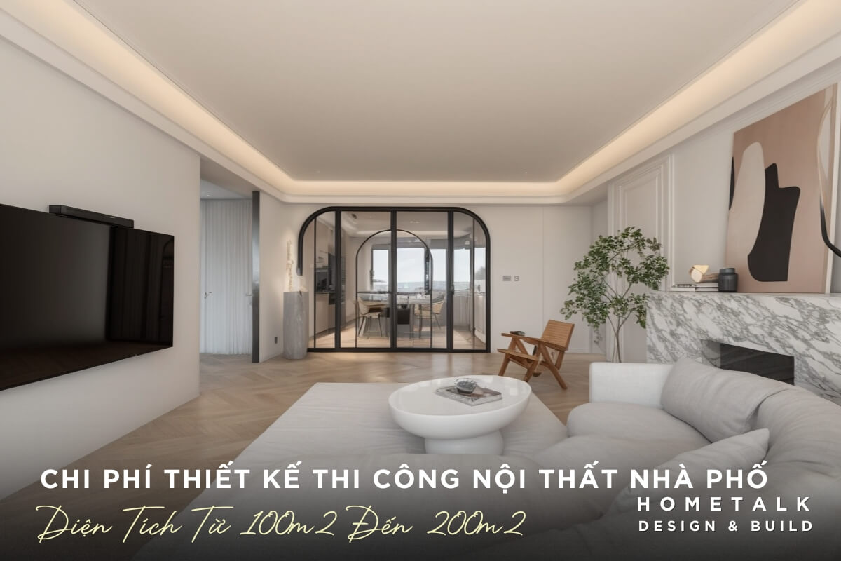 Bao gia thi cong noi that phong khach hien dai cho nha pho quan 11 dien tich tu 100m2 den 200m2