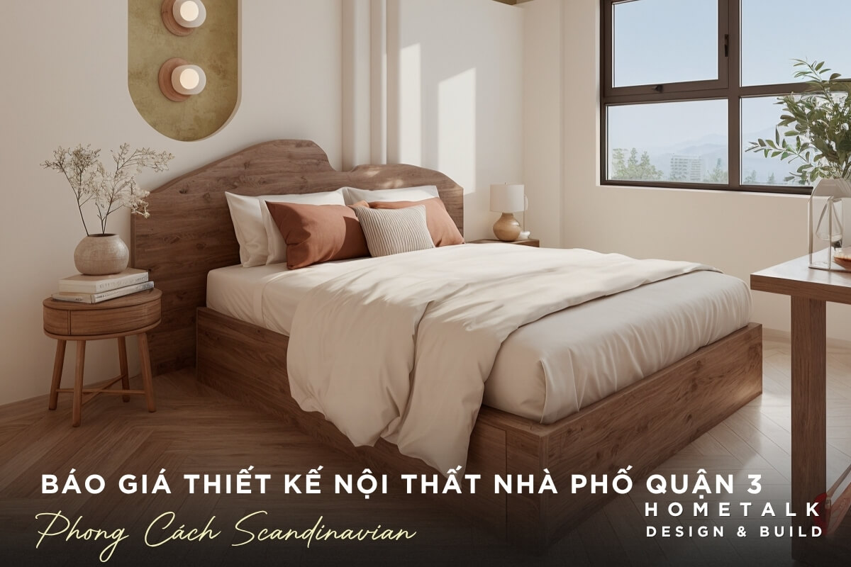 Báo giá thiết kế nội thất nhà phố phong cách Scandinavian Bao gia thiet ke noi that nha pho phong cach Scandinavian co muc gia thiet ke de chiu nhat, khoang 180.000vnd/m2