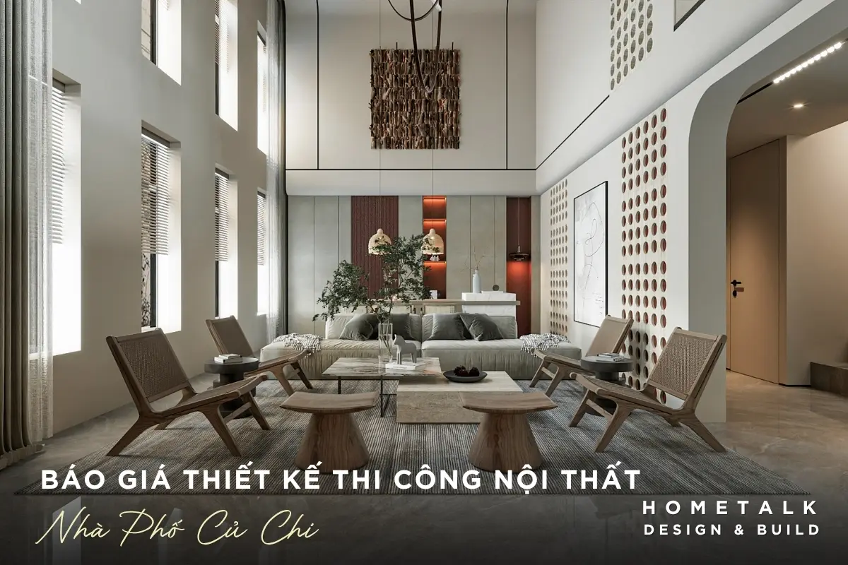 Bao gia thiet ke thi cong noi that nha pho Cu Chi moi nhat