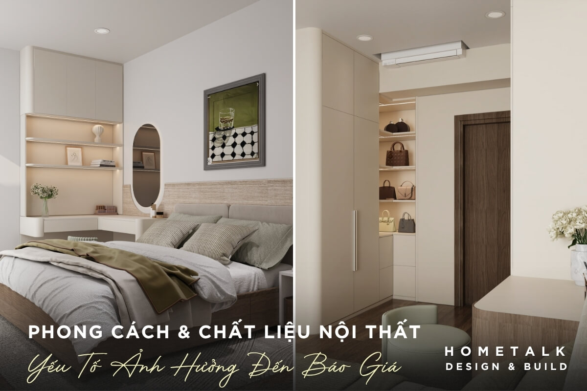 bao gia thiet ke thi cong noi that nha pho phu nhuan phu thuoc vao phong cach, chat lieu noi that