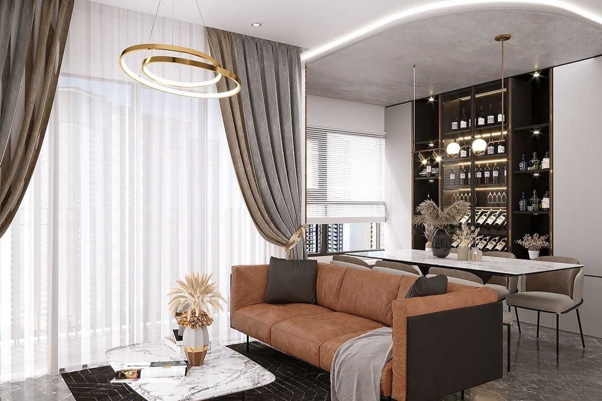 Biến thể của phong cách Modern Luxury khi kết hợp với phong cách Minimalism bien the cua phong cach modern luxury khi ket hop voi phong cach minimalism