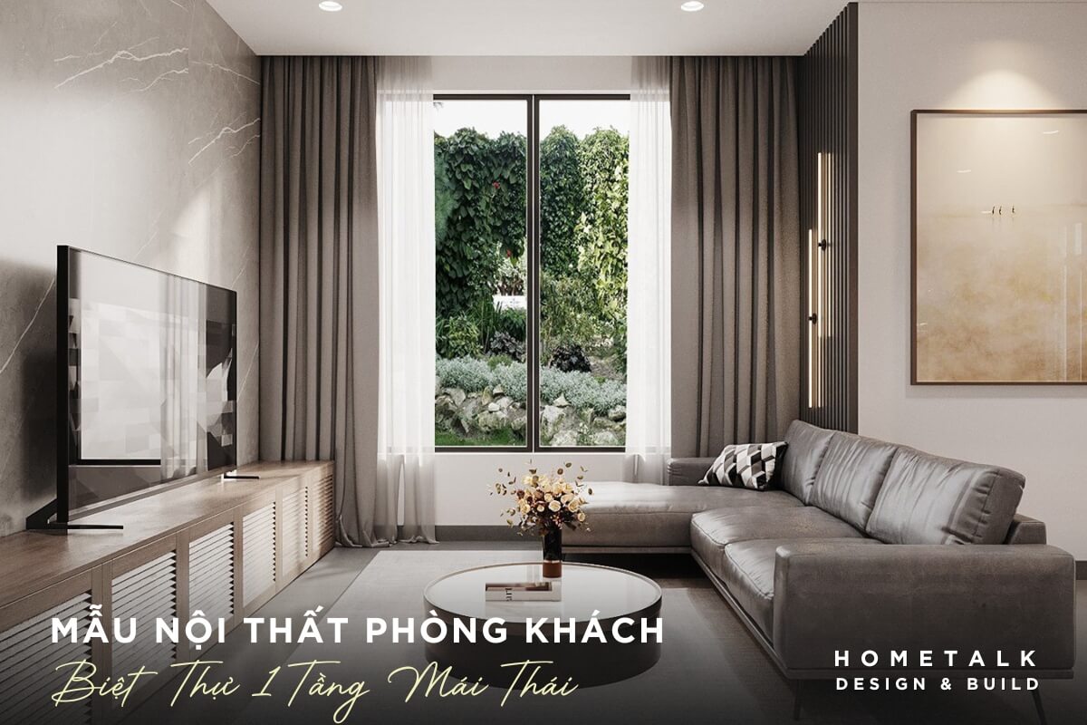 biet thu 1 tang mai thai cu chi so huu phong khach sang trong voi noi that hien dai toi uu hoa khong gian va cong nang su dung