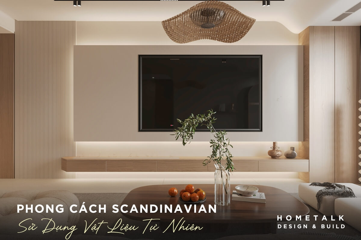 biet thu phong cach scandinavian su dung cac vat lieu tu nhien nhu go va vai linen mang lai su gan gui thoai mai