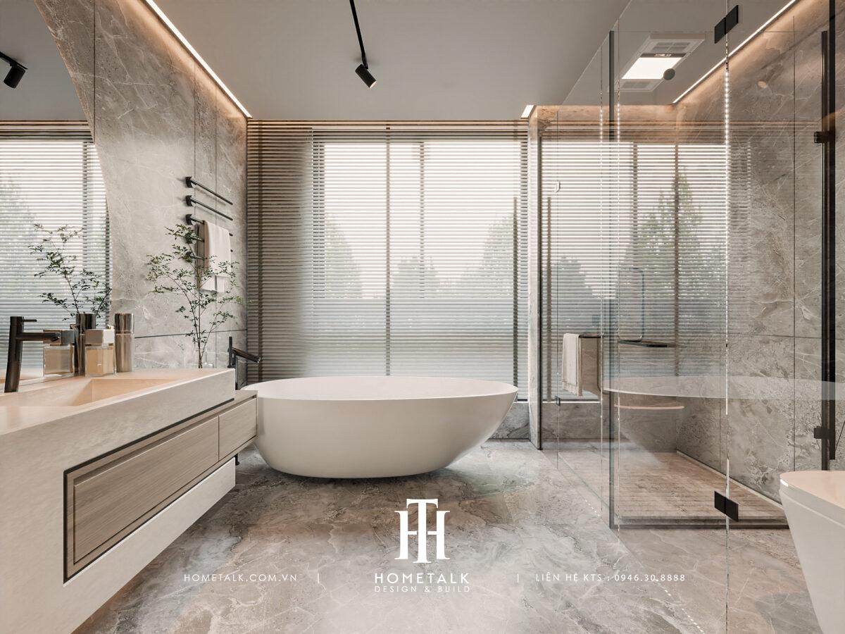 Biệt thự Modern mix Wabi Sabi - The Atrium Villa - Anh Lâm - Bình Dương 6 biet thu the atrium villa anh lam 14