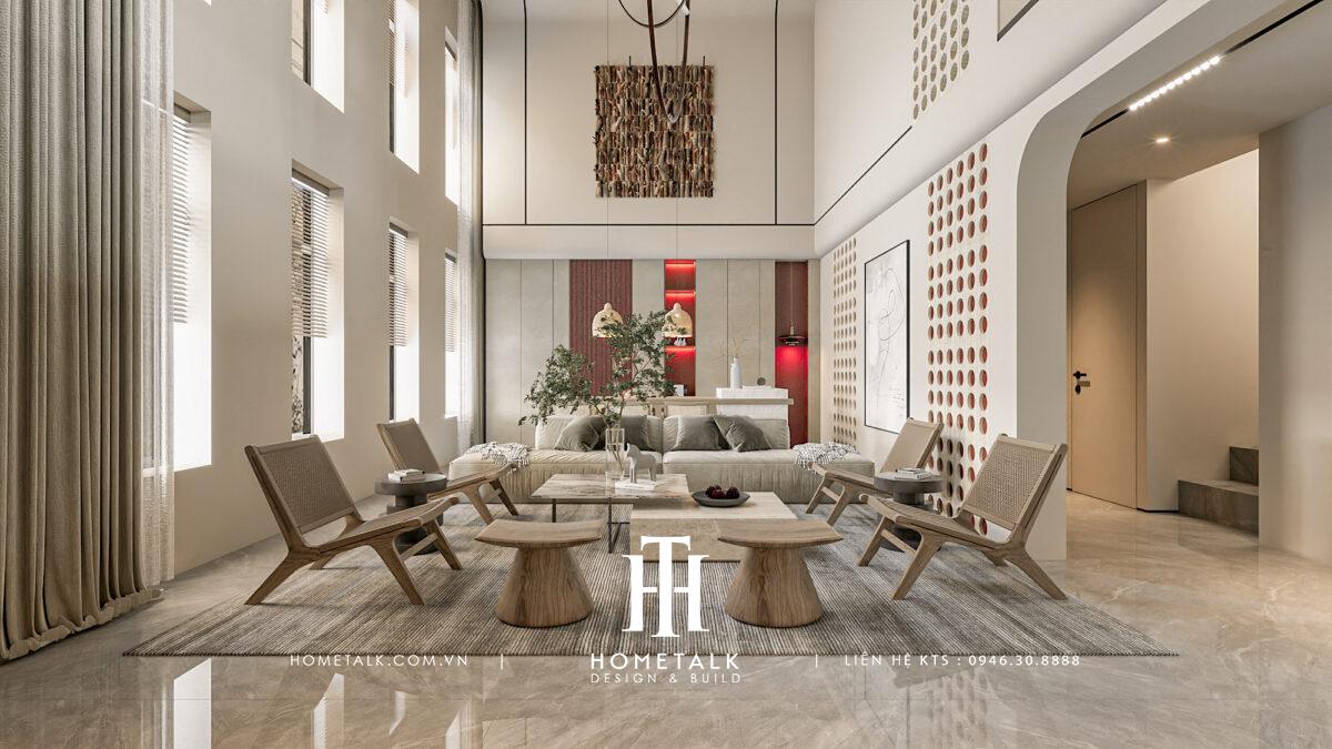 Biệt thự Modern mix Wabi Sabi - The Atrium Villa - Anh Lâm - Bình Dương 17 biet thu the atrium villa anh lam 3
