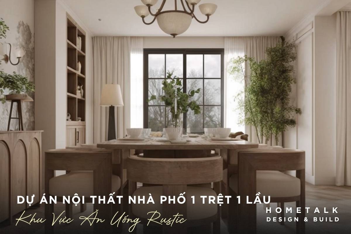 Công ty thiết kế thi công nội thất nhà phố Quận 6 TPHCM - Chuyên nghiệp, uy tín, giá tốt 56 bo ban an lam bang go ket hop anh sang tu nhien tao nen khu vuc an uong cho nha pho