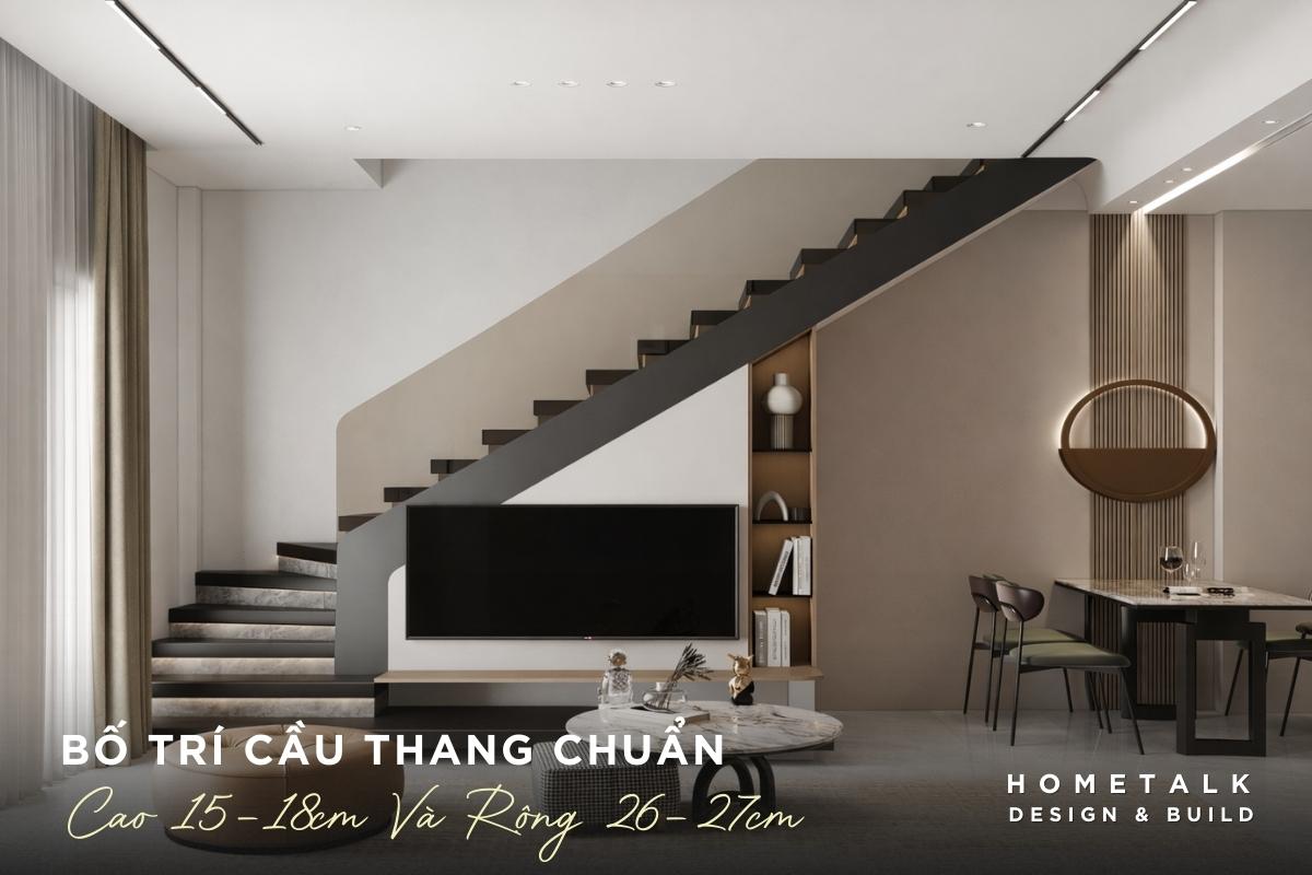 Mẫu nhà phố 4 tầng xu hướng hiện đại, không gian thoáng đãng và tiện nghi 33 bo tri cau thang chuan cao 15-18cm, rong 26-27cm, tan dung gieng troi tao khong khi thoang dang