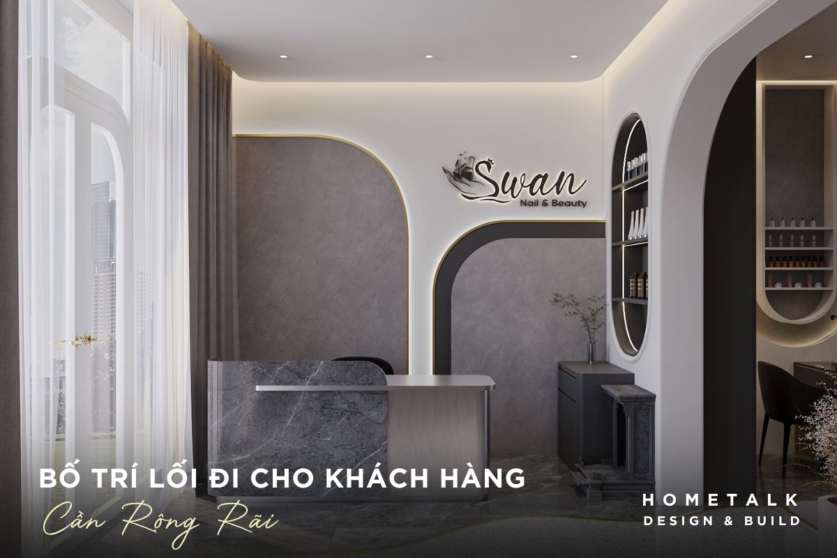 bo tri loi di cho khach hang trong nha pho ket hop kinh doanh can rong rai va dat o tang tret