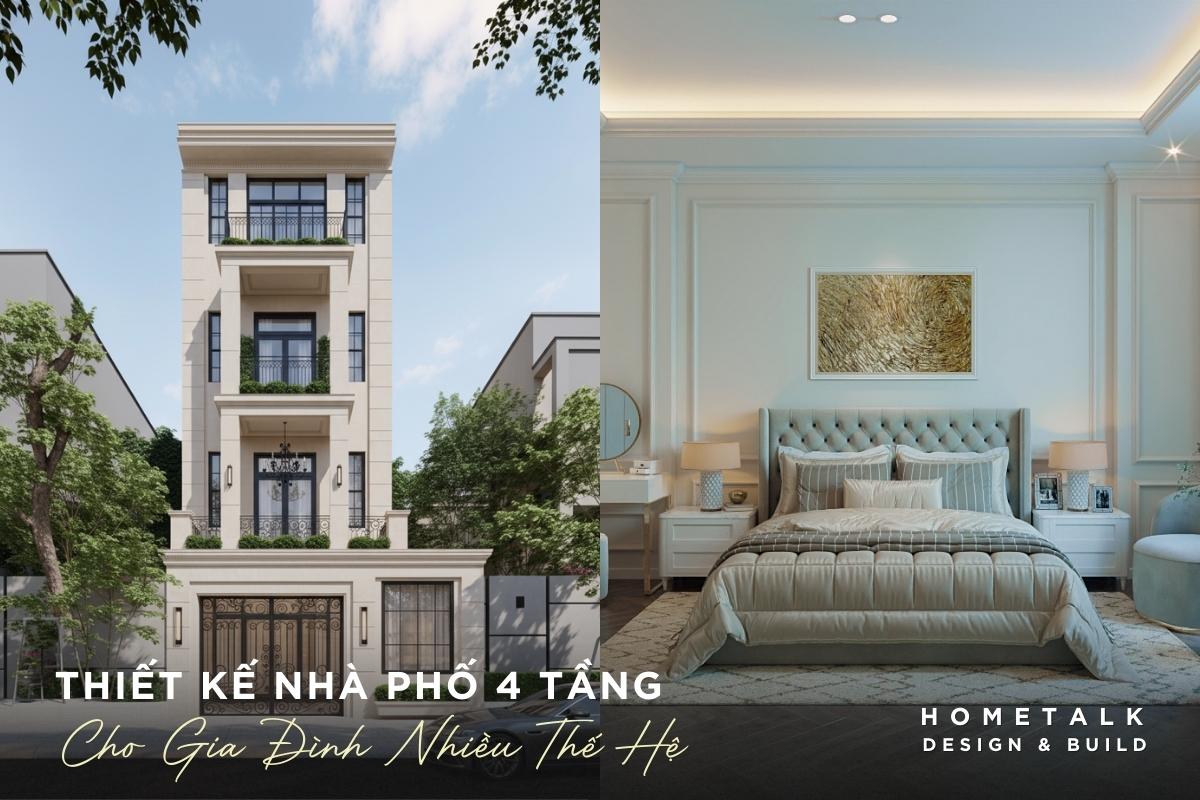 Mẫu nhà phố 4 tầng xu hướng hiện đại, không gian thoáng đãng và tiện nghi 25 bo tri mat bang nha 4 tang cho gia dinh nhieu the he nen uu tien phong ngu ong ba o tang thap