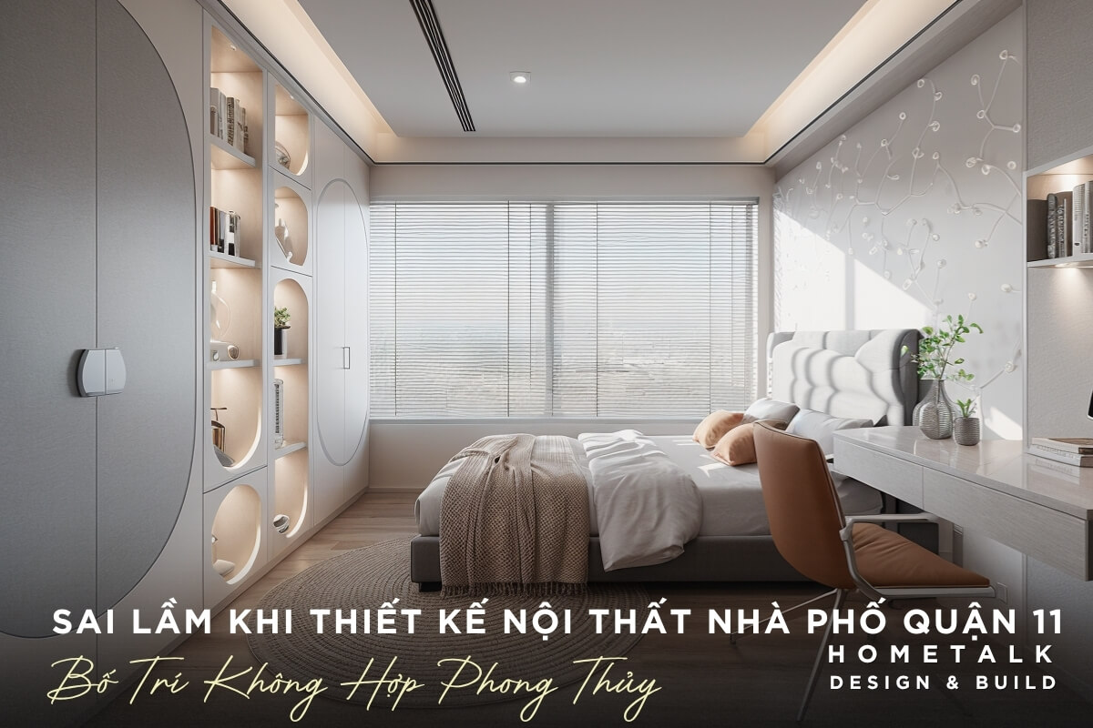 Bo tri phong ngu theo phong thuy, ban can chu trong den vi tri, huong ke giuong, mau sac, anh sang va sap xep do dac