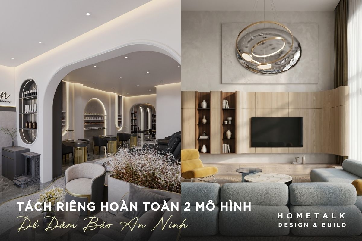 bo tri soho 5 tang co the tach rieng hoan toan 2 khu vuc de dam bao do an ninh