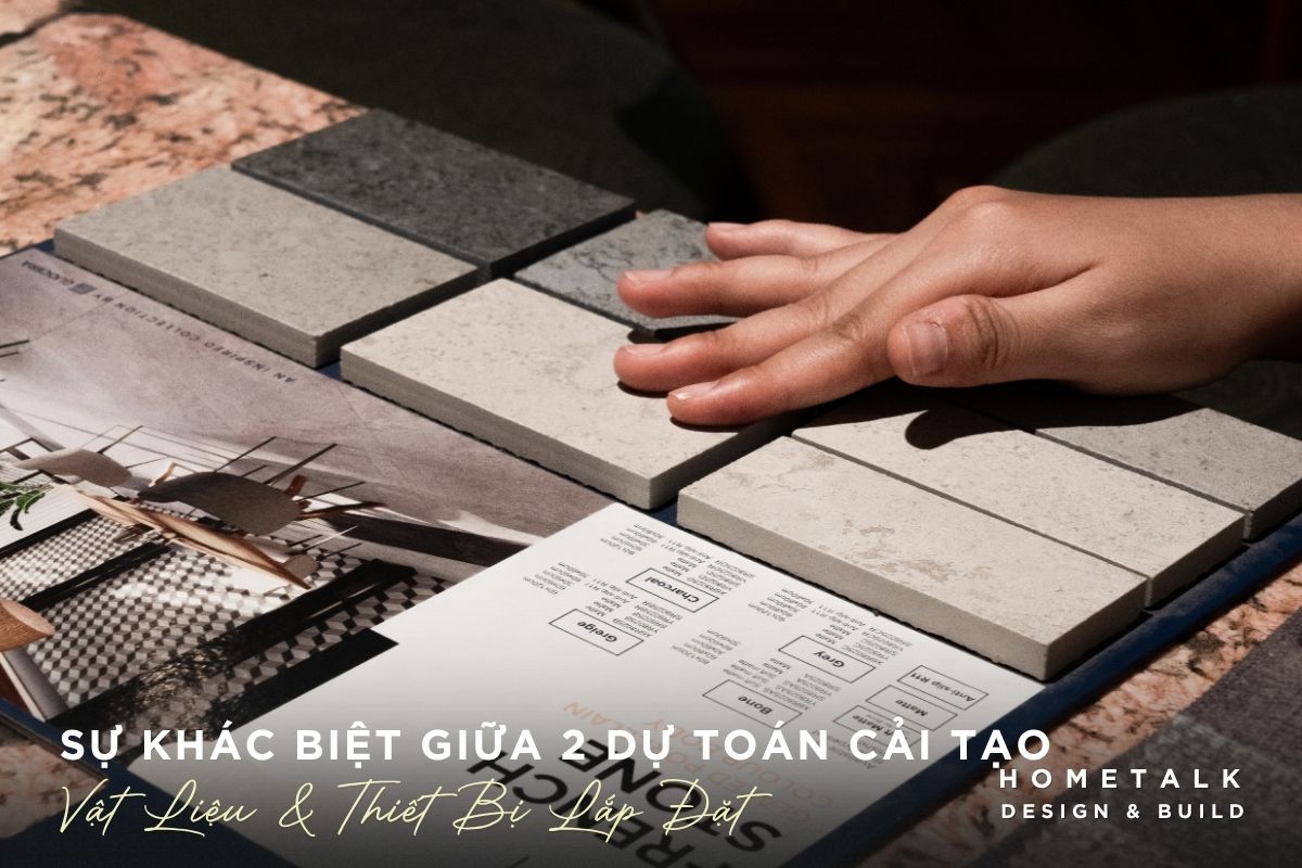 cac ban du toan cai tao nha co su khac biet do vat lieu thiet bi den tu cac nha cung cap khac nhau