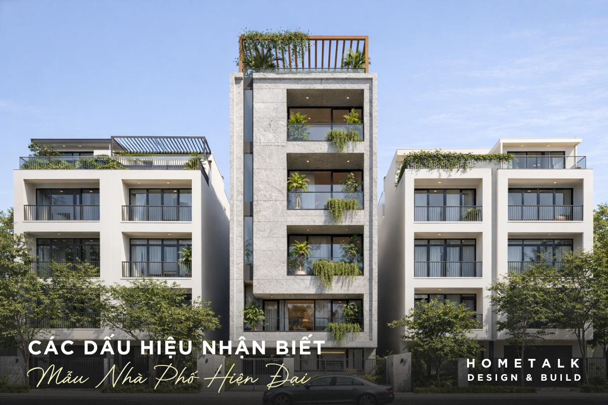 cac dau hieu nhan biet mau nha pho phong cach hien dai