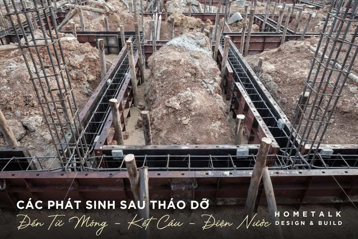 Cải tạo nhà phố TP.HCM theo hiện trạng: Thiết kế và thi công phù hợp 14 cac phat sinh sau thao do thuong den tu mong, ket cau, he dien nuoc