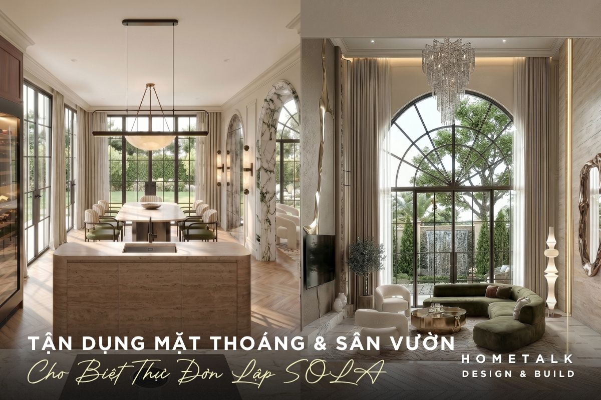 Cách tận dụng mặt thoáng, sân vườn cho không gian nội thất bên trong của biệt thự đơn lập SOLA The Global City cach tan dung mat thoang san vuon cho khong gian noi that ben trong cua biet thu don lap sola the global city