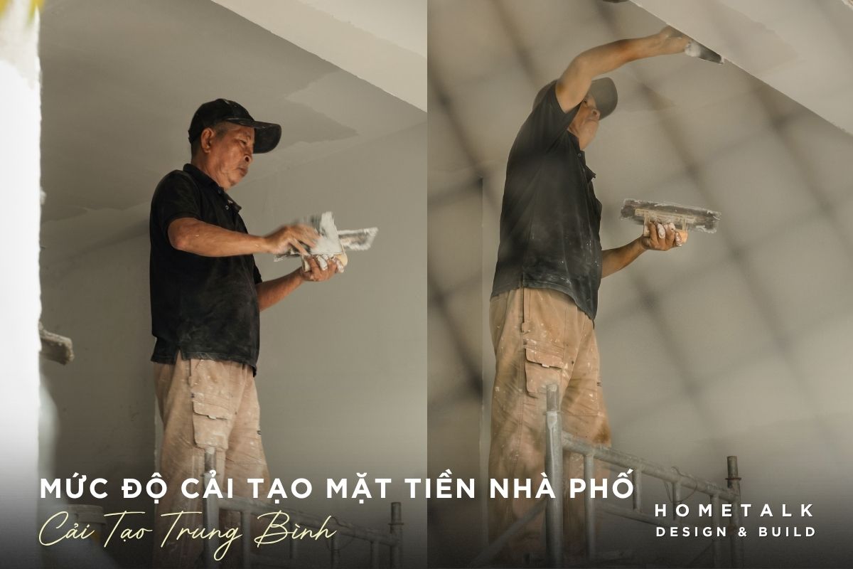 Cải tạo mặt tiền trung bình tập trung sửa chữa các phần đã xuống cấp nhưng không thay đổi kết cấu cai tao mat tien trung binh tap trung sua chua cac phan da xuong cap nhung khong thay doi ket cau