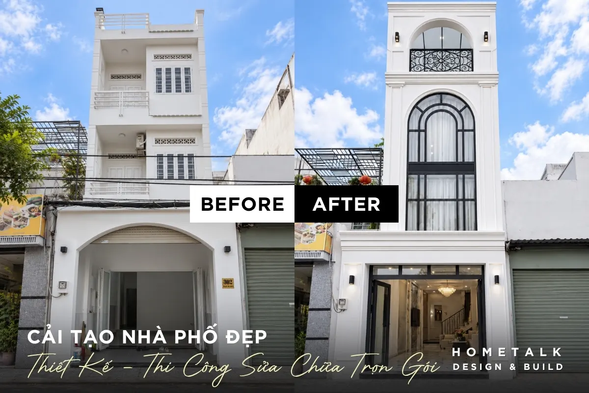 Cải tạo nhà phố TP.HCM theo hiện trạng: Thiết kế và thi công phù hợp 1 cai tao nha pho tp.hcm theo hien trang: thiet ke va thi cong phu hop tung can nha