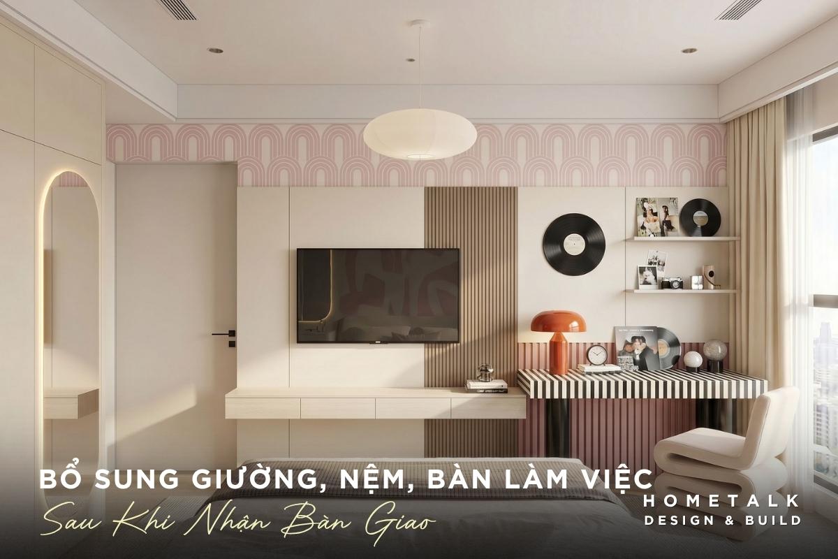 can bo sung giuong, nem, ban lam viec sau khi ban giao nhan can ho the opus one