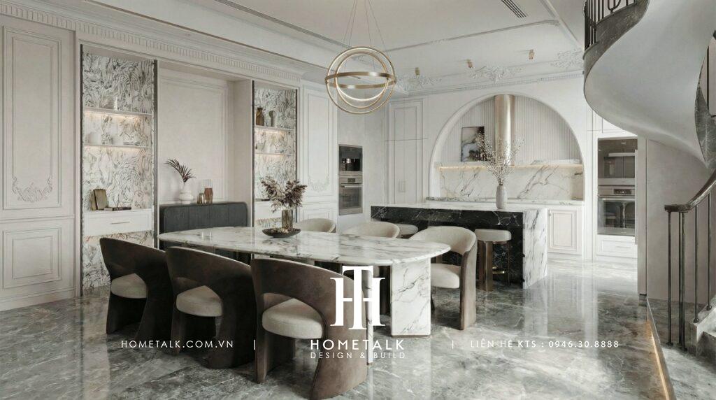 Căn hộ Duplex 150m2 3PN phong cách Tân cổ điển The Infiniti Quận 7 6 can ho duplex the infinity quan 7 3 phong ngu tan co dien 4