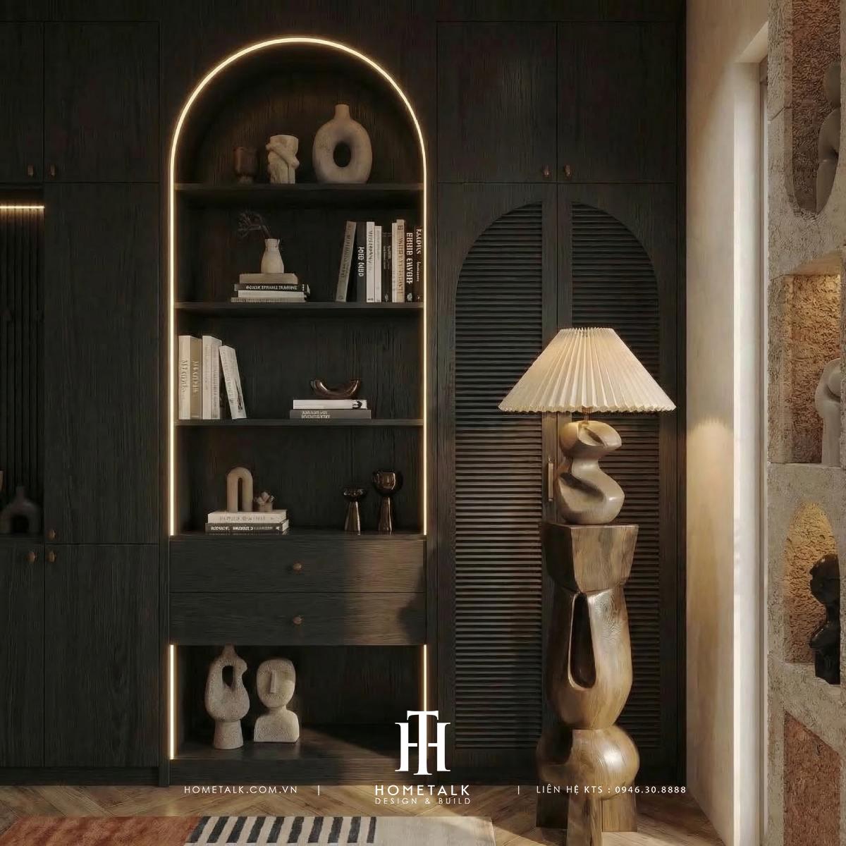 can ho horizon 75m2 phong cach eclectic mix midcentury 9