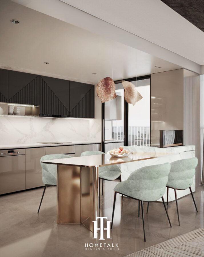 Căn hộ Lunara phong cách Modern - Dự án Topaz Elite 100m2 - Chị Hương 6 can ho lunara phong cach modern du an topaz elite 100m2 1