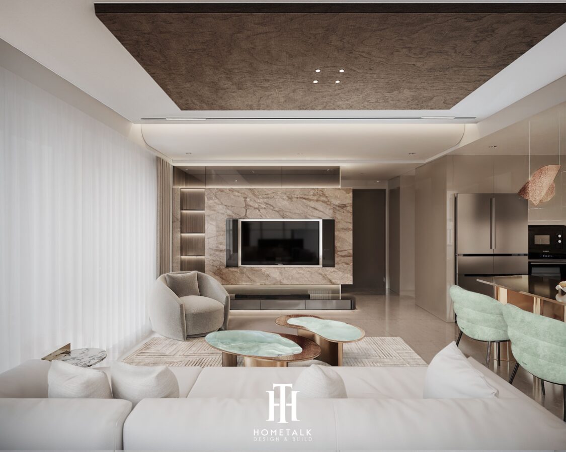 Căn hộ Lunara phong cách Modern - Dự án Topaz Elite 100m2 - Chị Hương 3 can ho lunara phong cach modern du an topaz elite 100m2 8