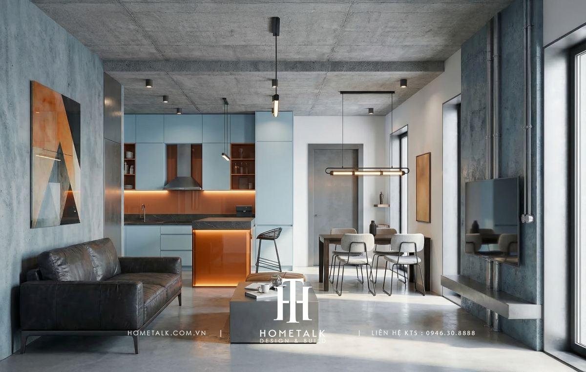 can ho sunrise city quan 7 65m2 phong cach modern mix industrial